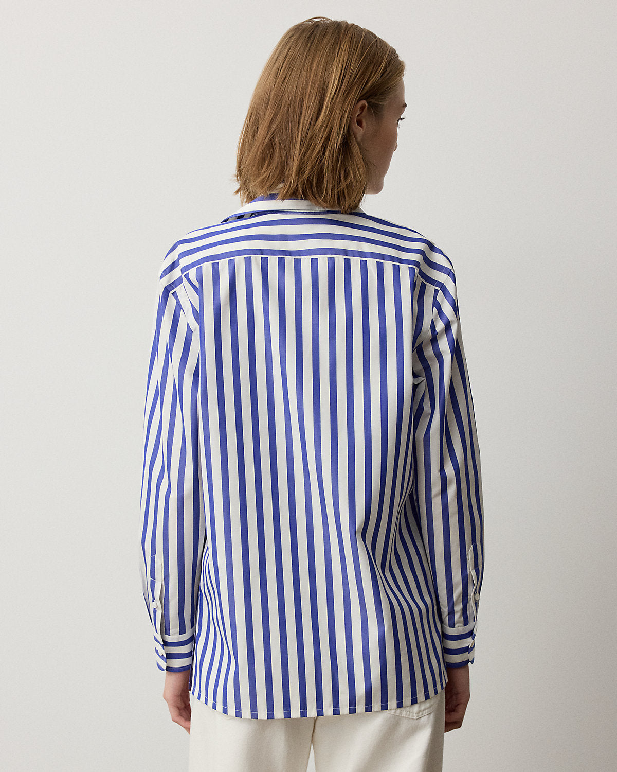 Capri Relaxed Fit Striped Cotton Shirt