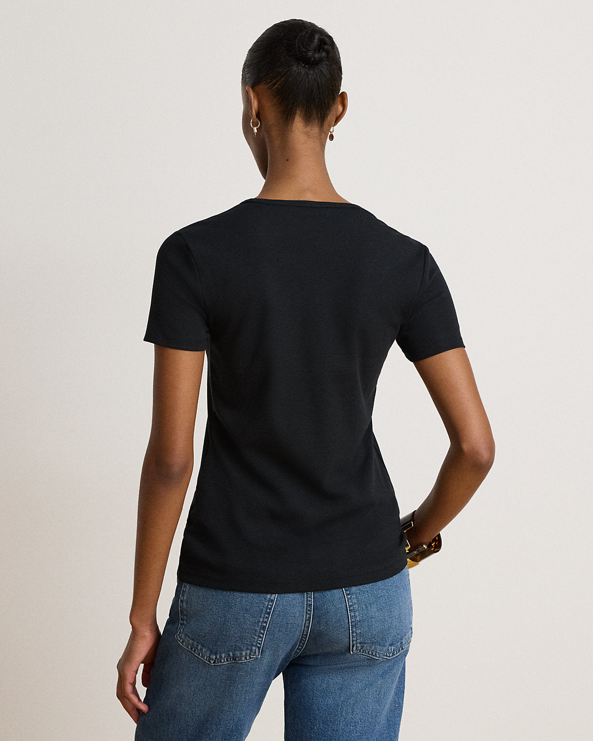 Stretch Cotton Tee