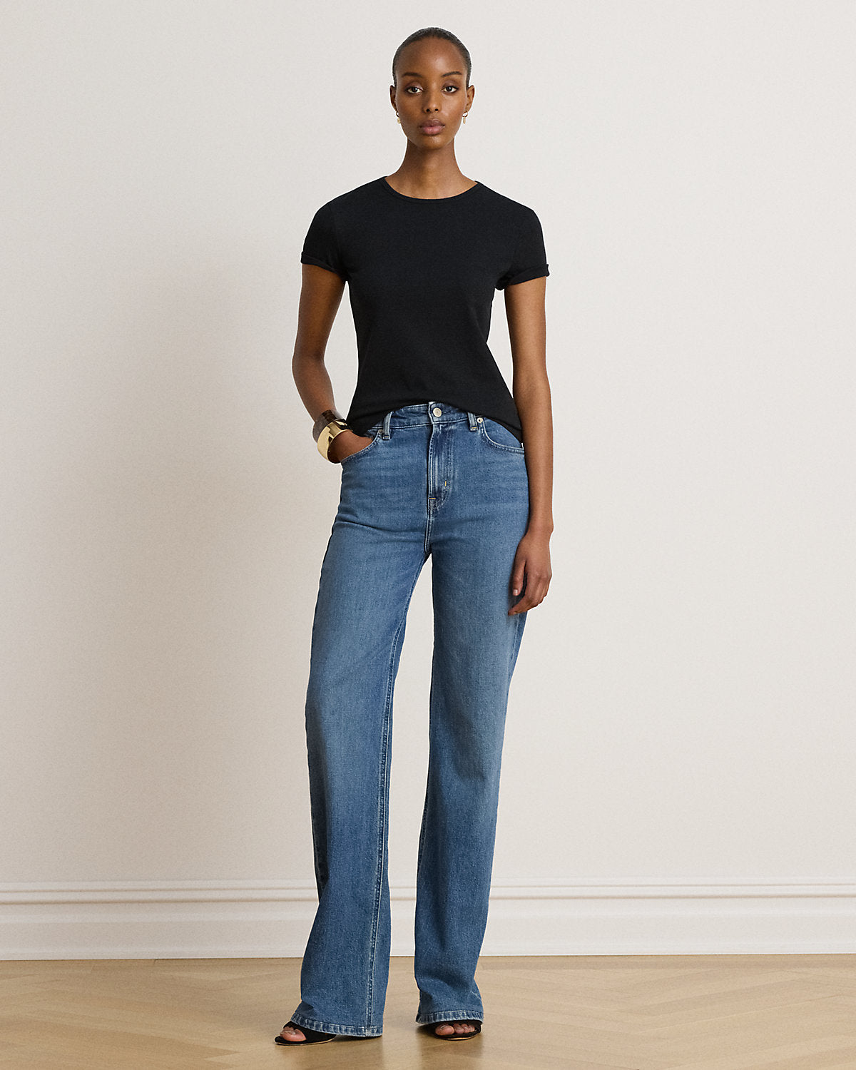 Stretch Cotton Tee