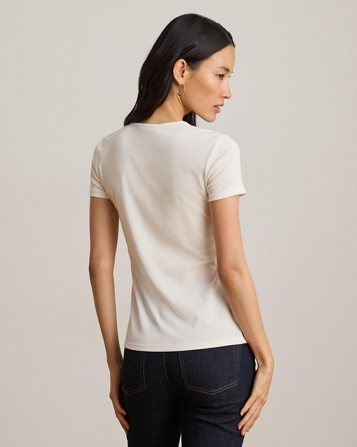 Stretch Cotton Tee