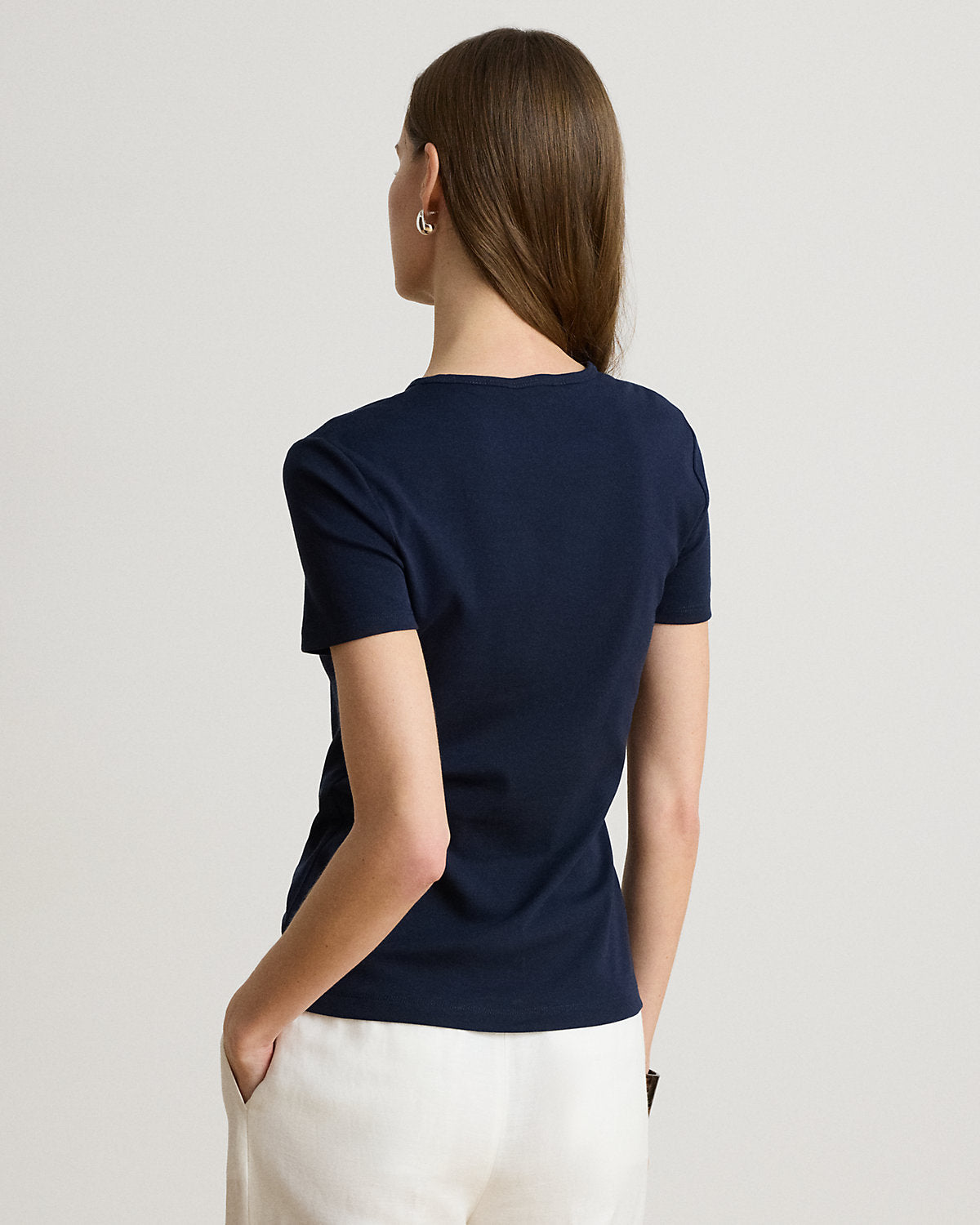 Stretch Cotton Tee