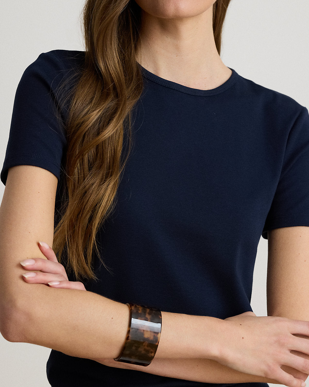 Stretch Cotton Tee