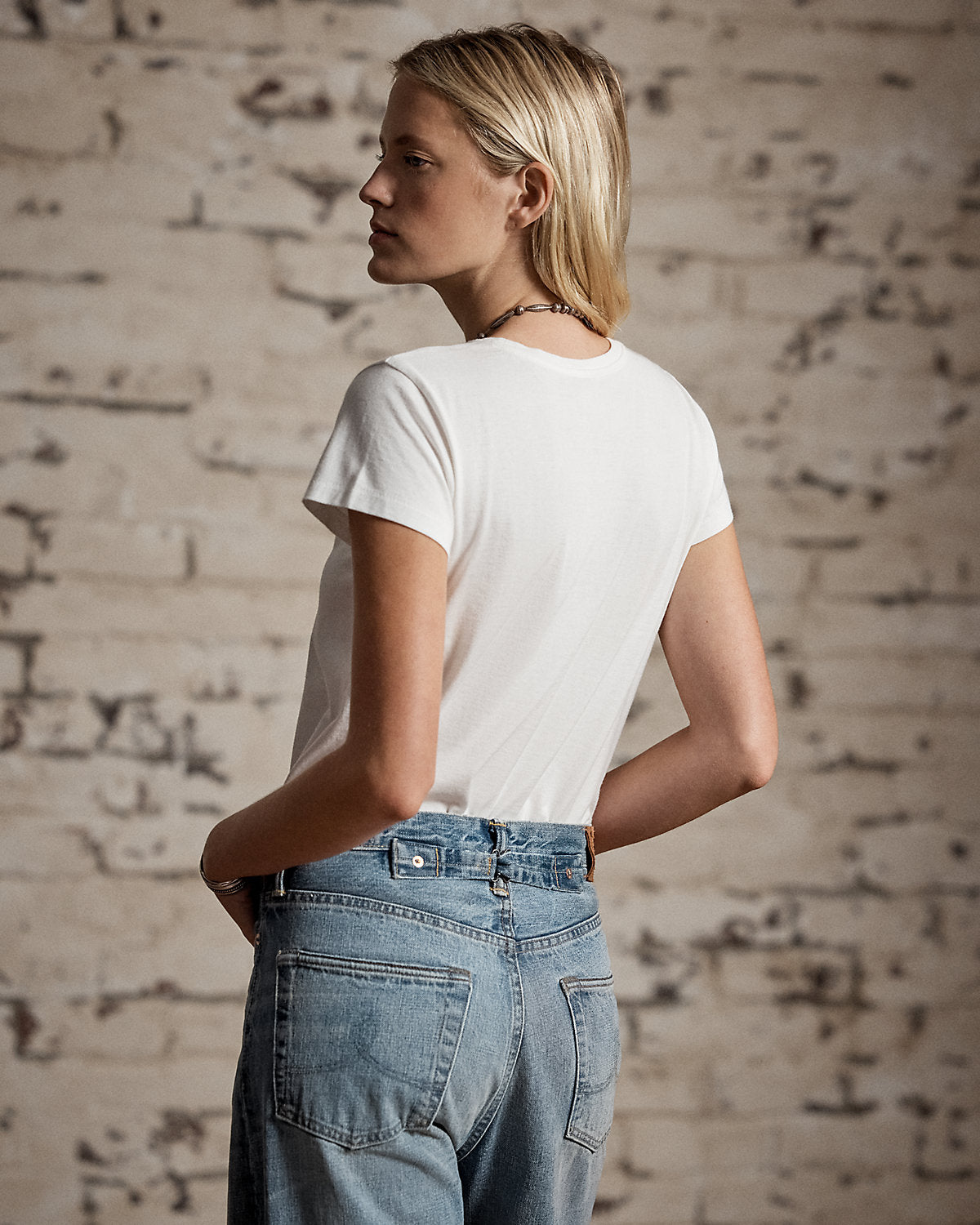 Cotton Jersey Crewneck T-Shirt