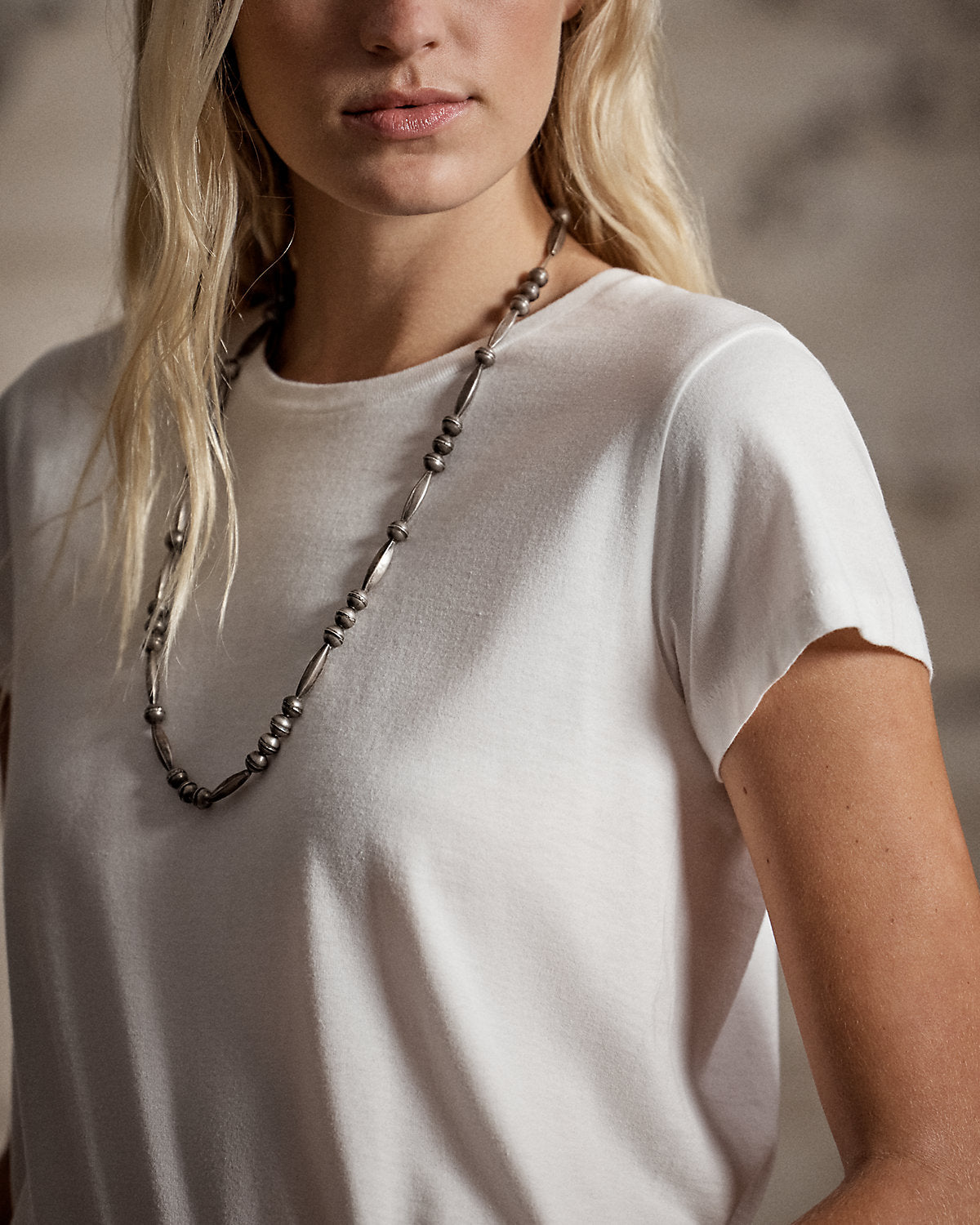 Cotton Jersey Crewneck T-Shirt
