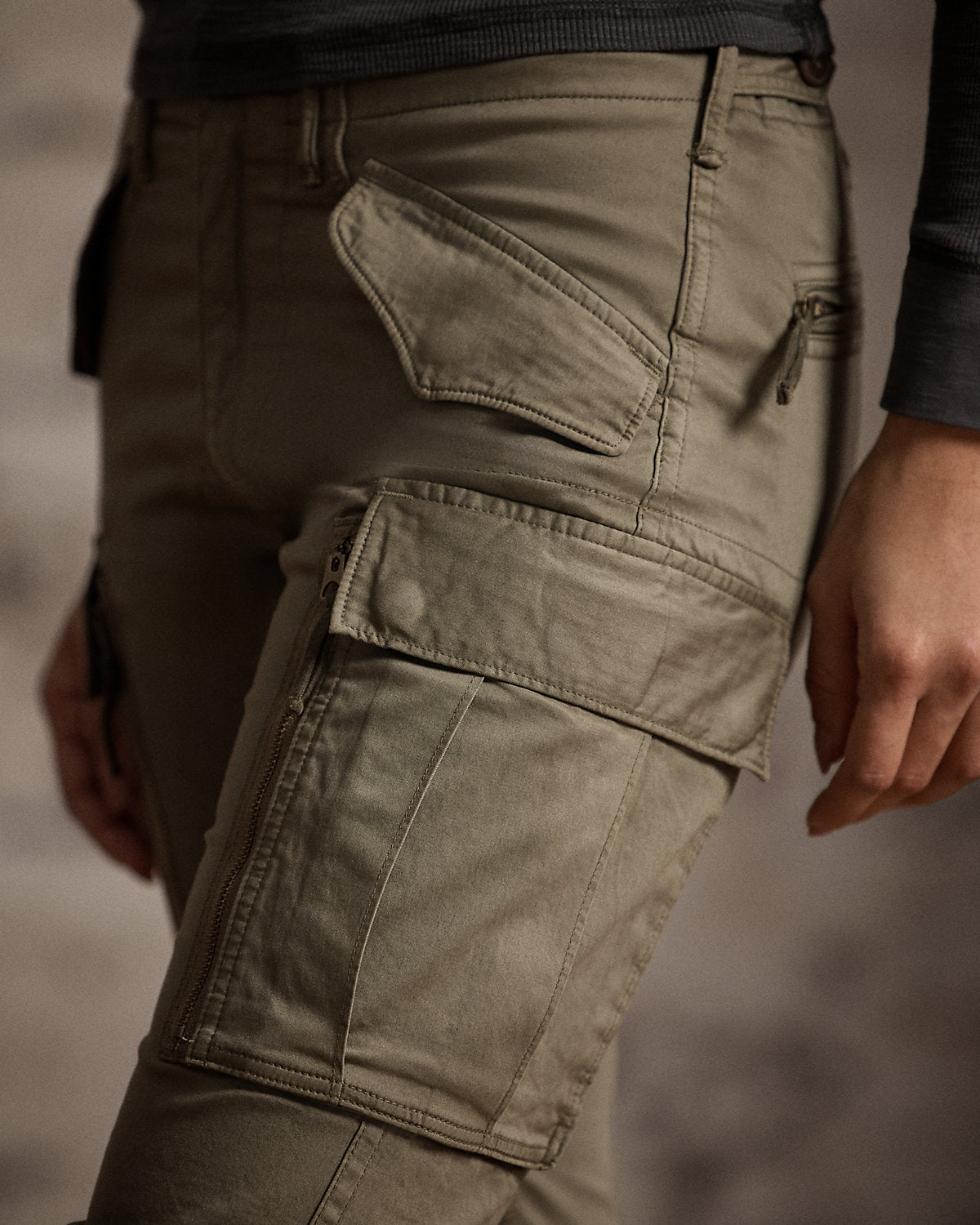 Stretch Skinny Cargo Pant