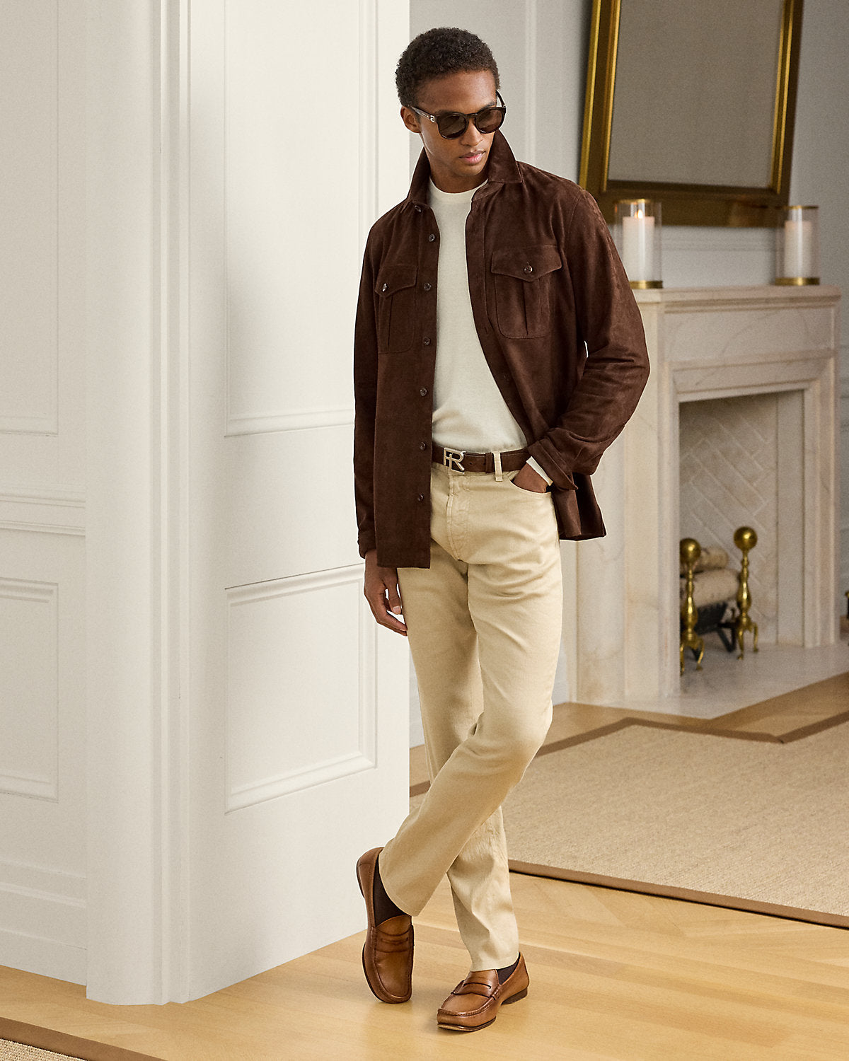 Suede Overshirt