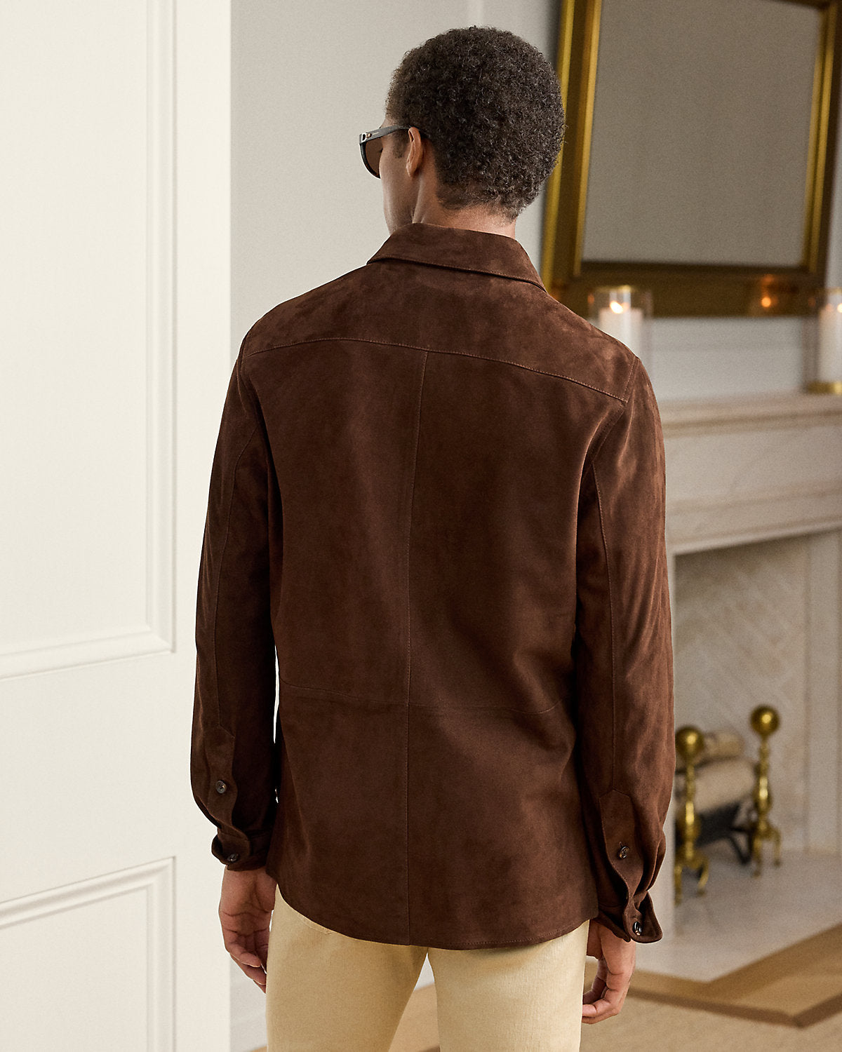 Suede Overshirt