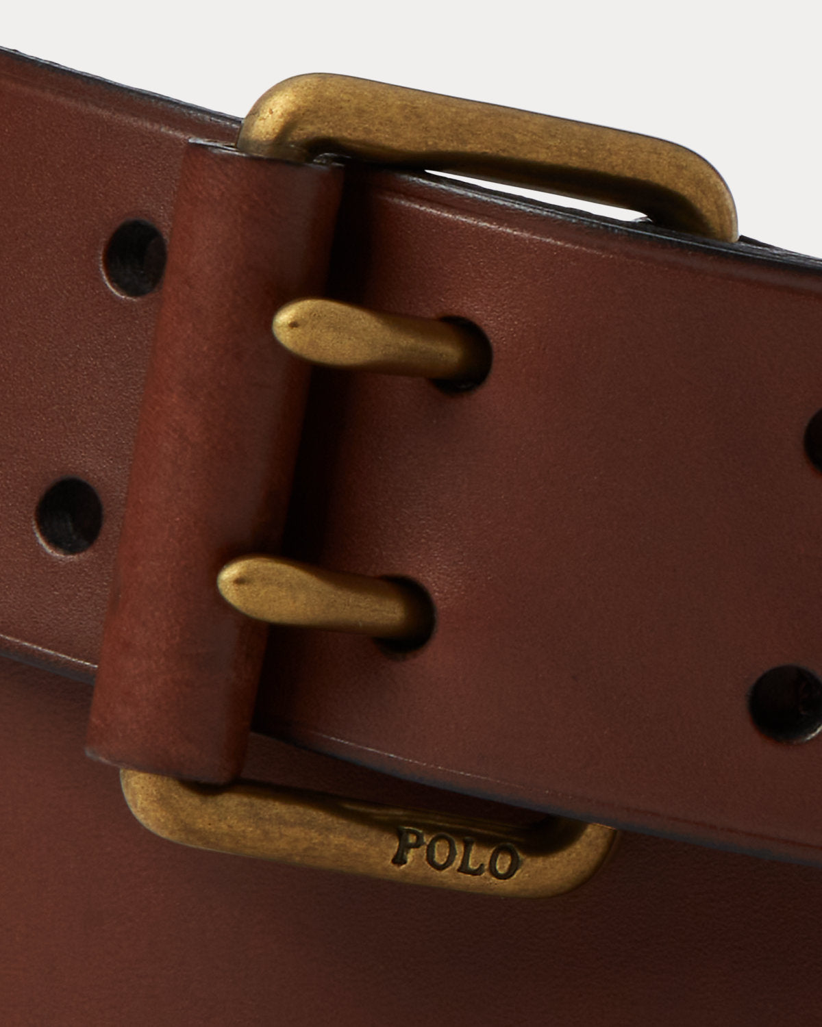Double-Prong Leather Belt