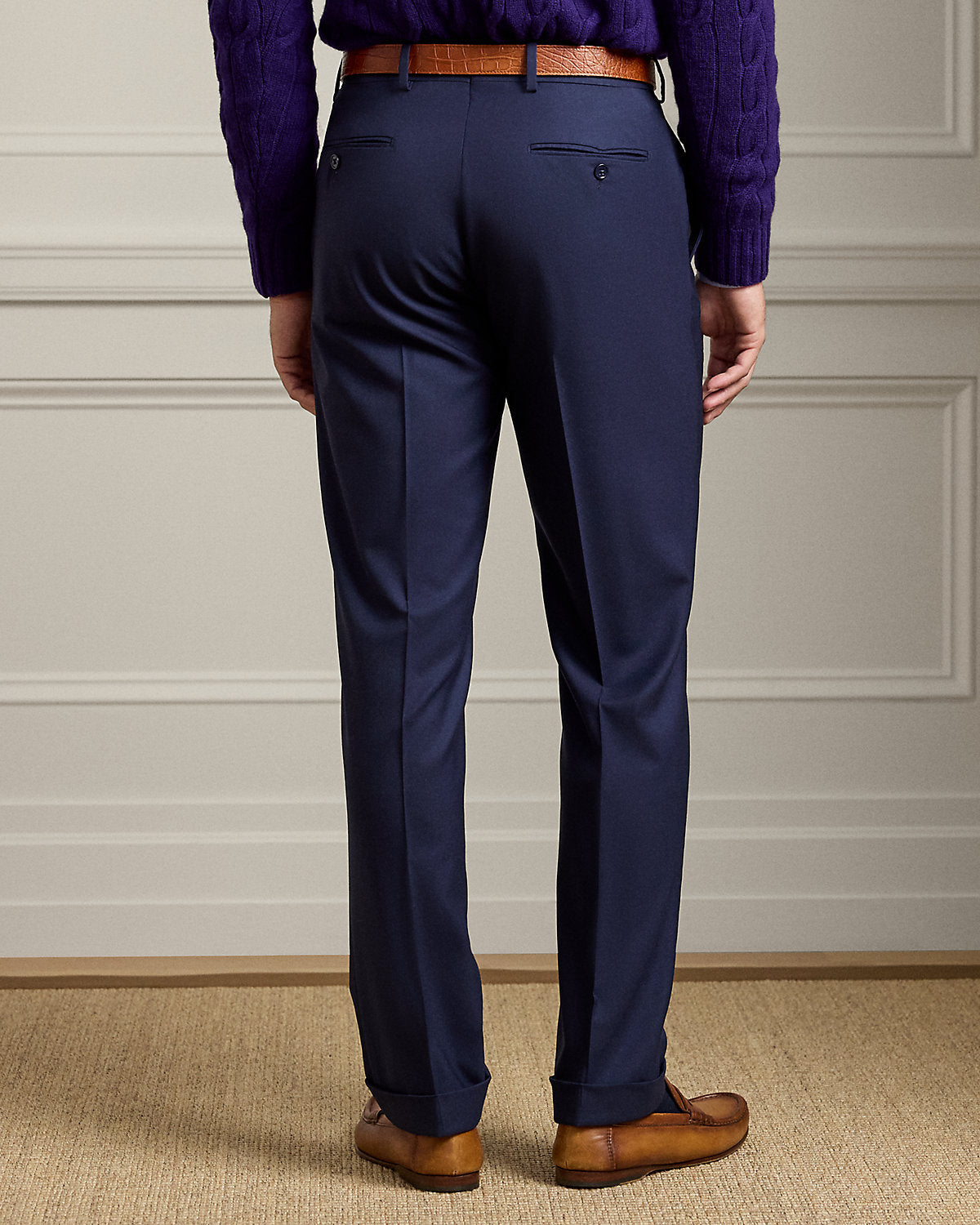 Gregory Hand-Tailored Wool Serge Trouser