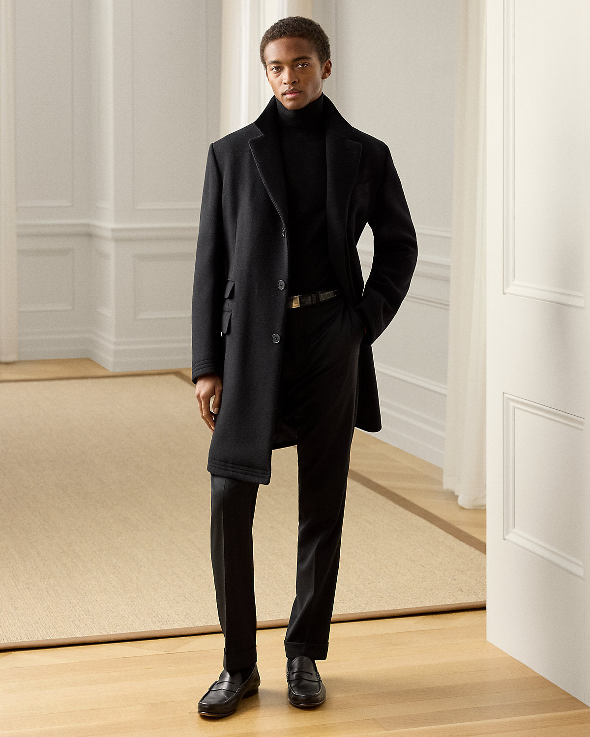 Gregory Hand-Tailored Wool Serge Trouser