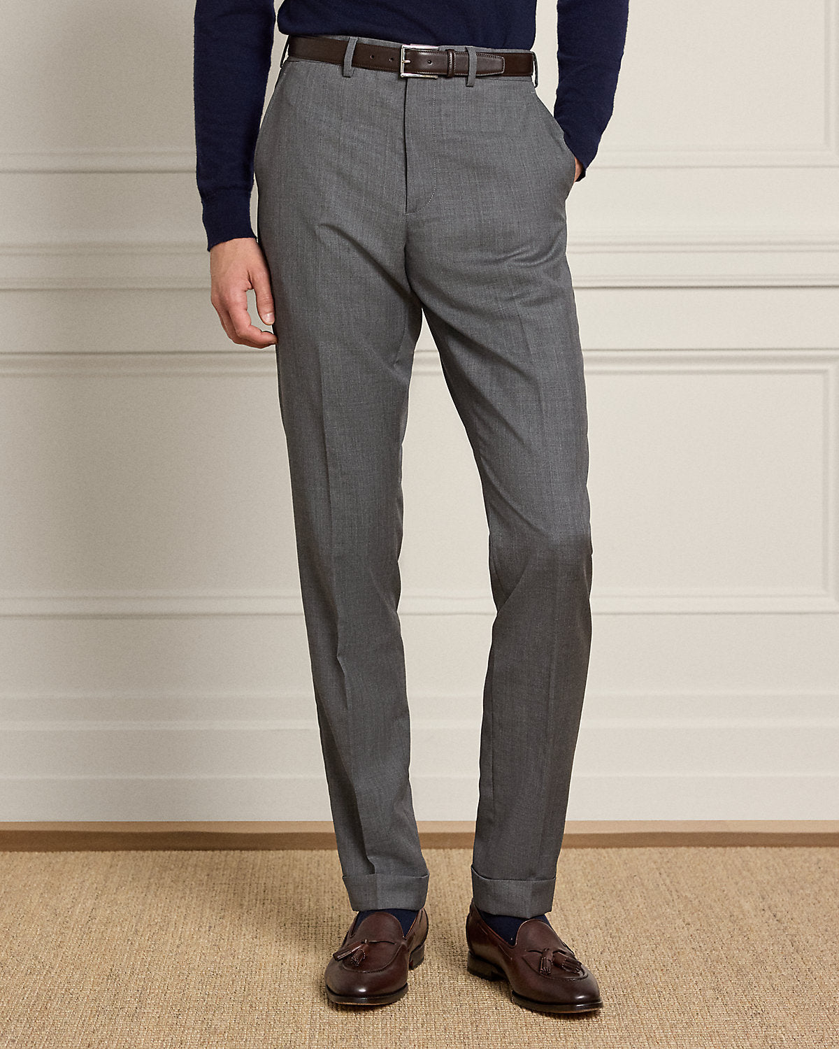 Gregory Hand-Tailored Wool Serge Trouser