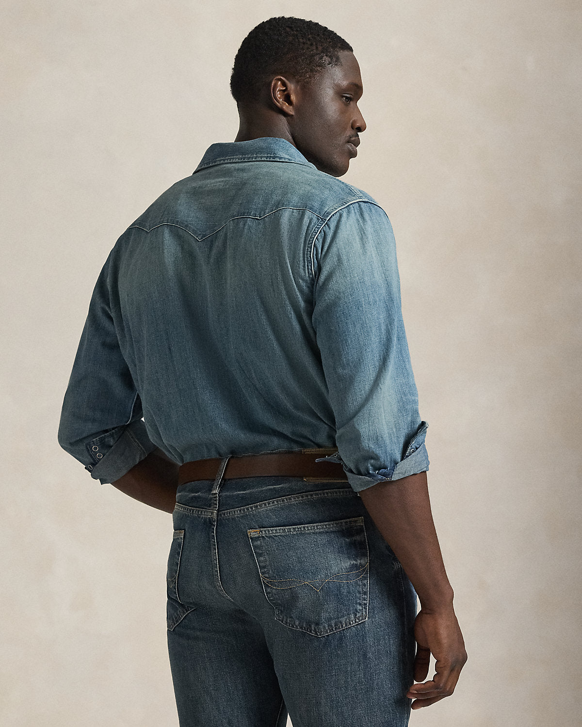 Indigo Twill Western Shirt