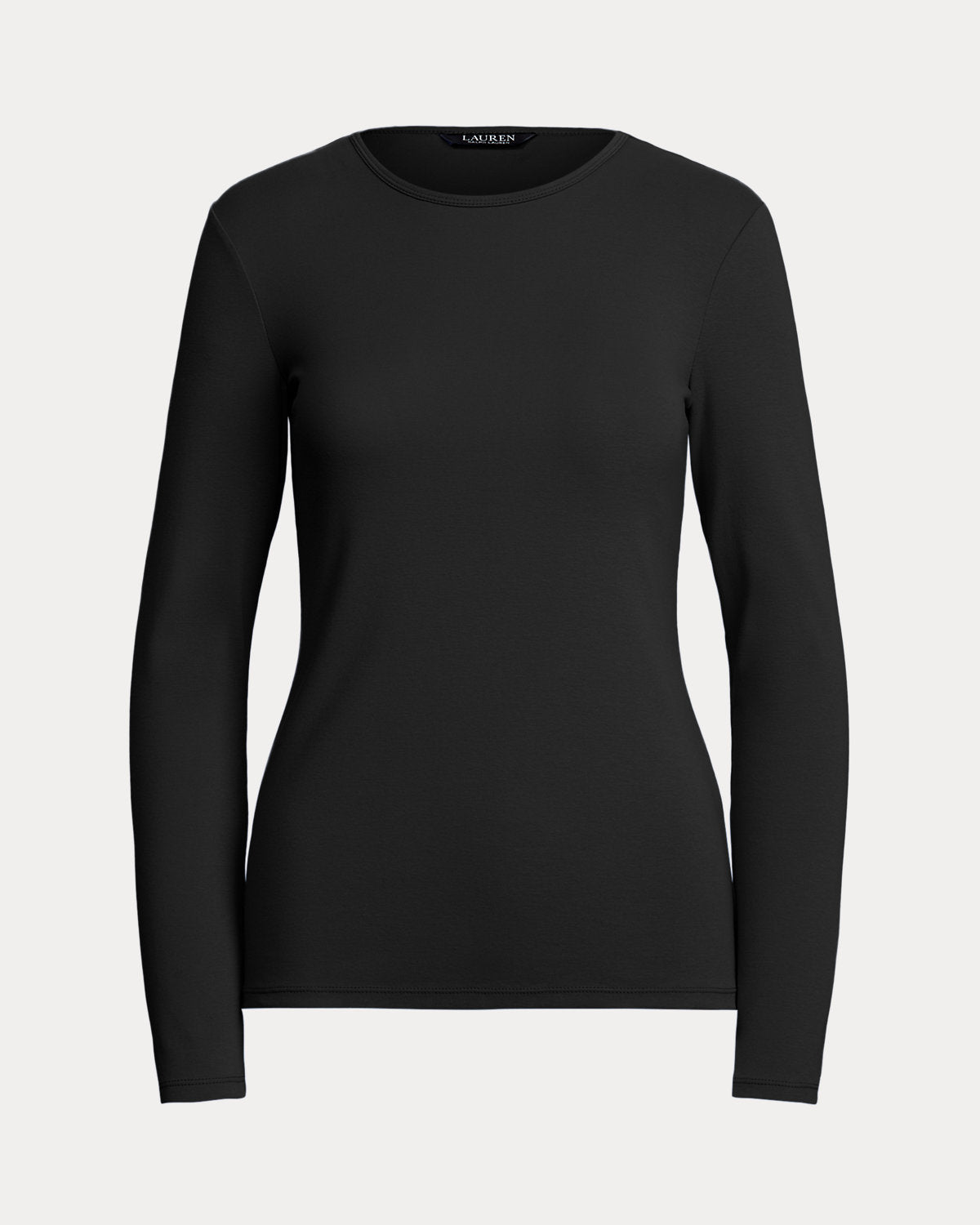 Stretch Cotton Long-Sleeve Tee