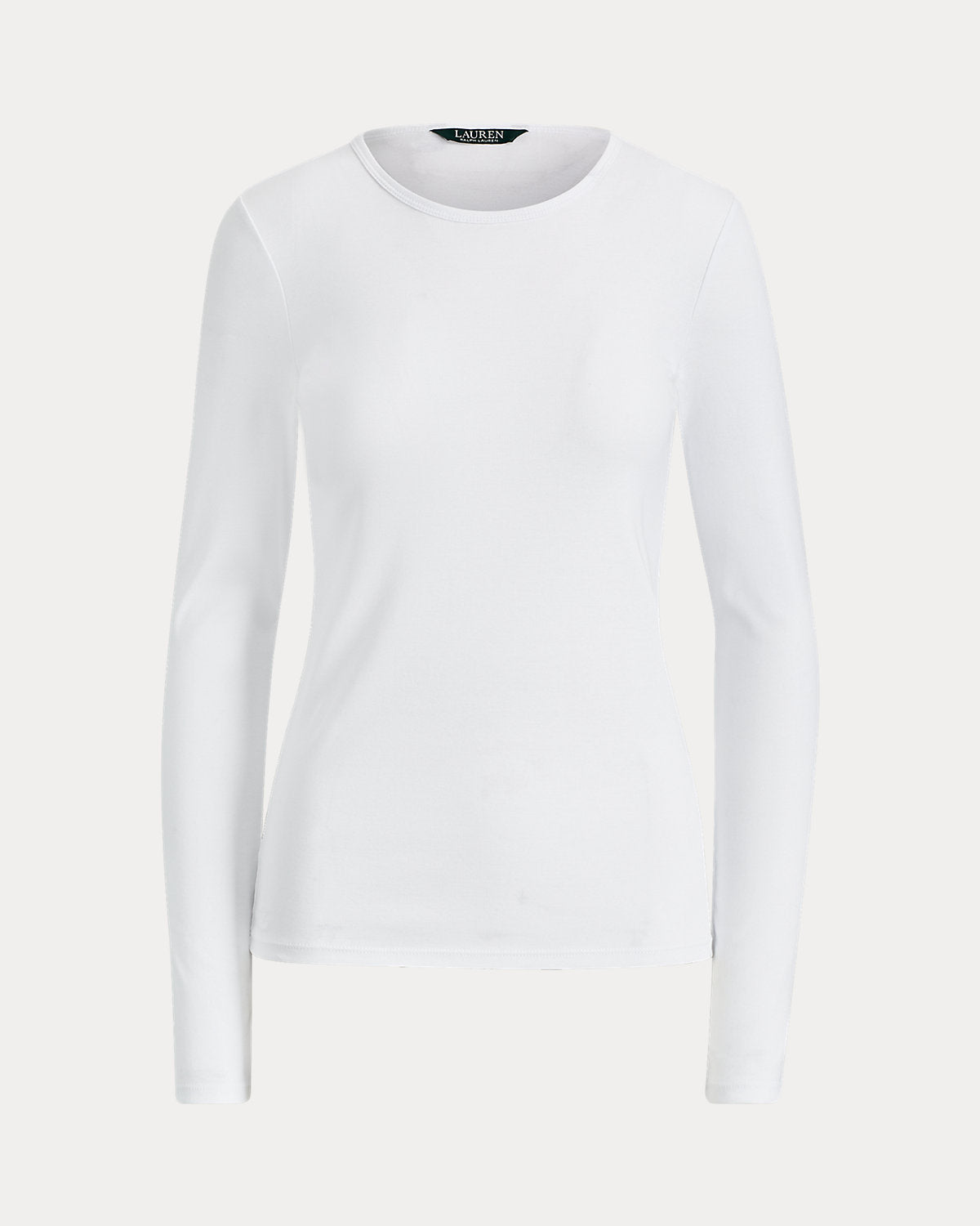 Stretch Cotton Long-Sleeve Tee