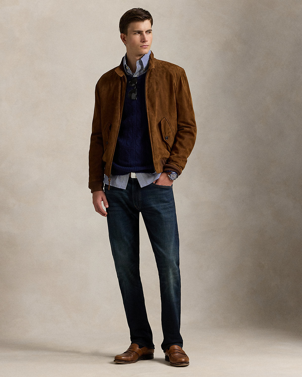 Varick Slim Straight Stretch Jean