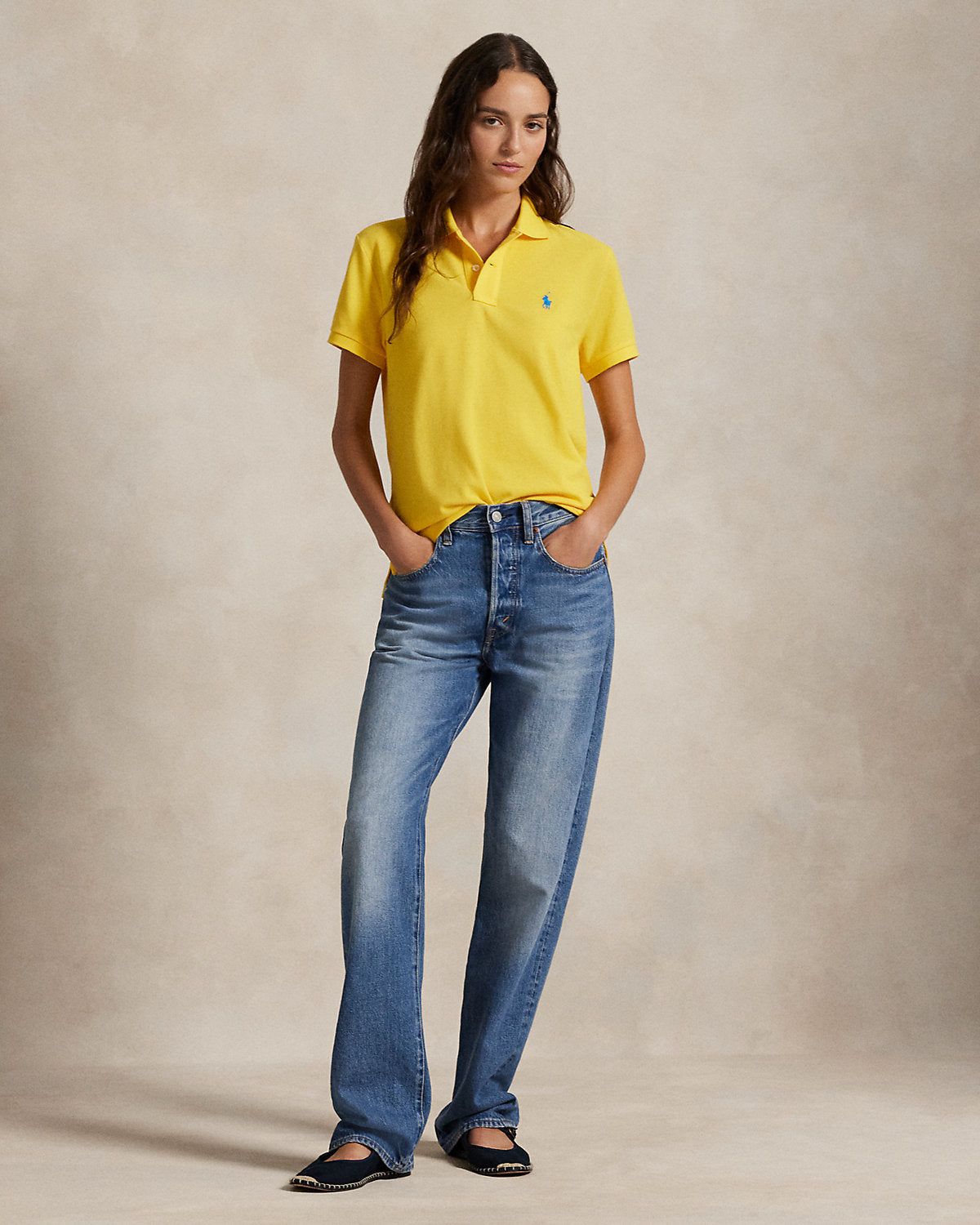 The Iconic Classic Fit Mesh Polo Shirt