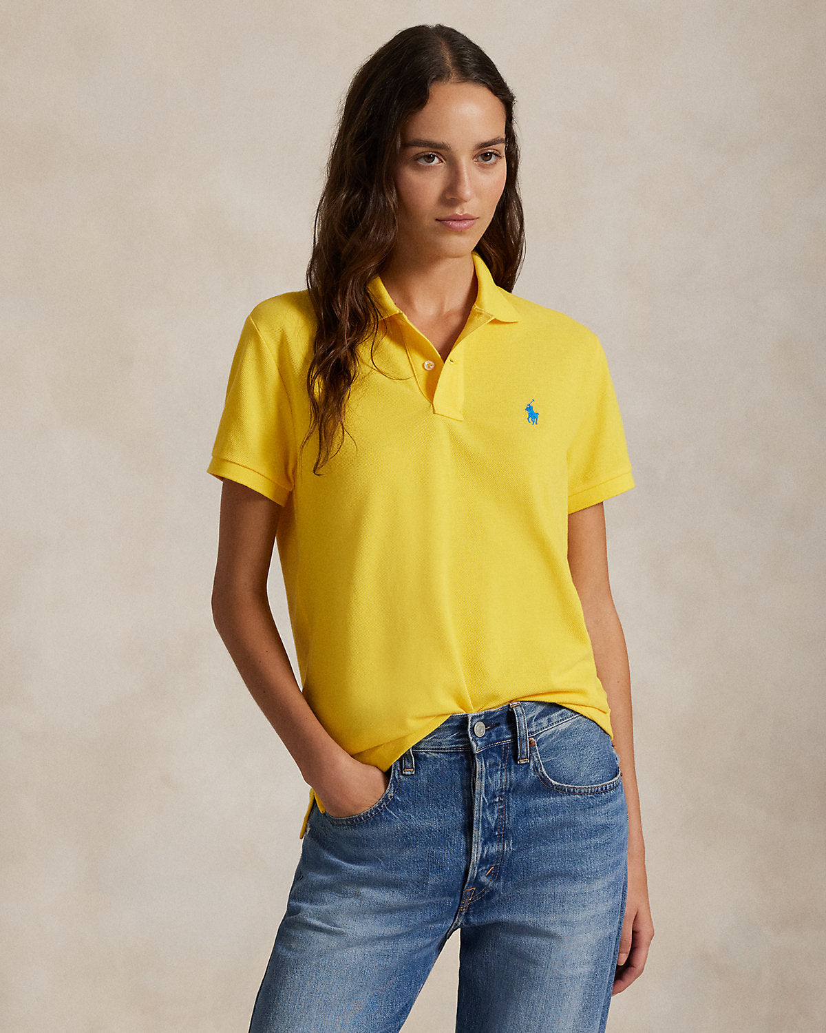 The Iconic Classic Fit Mesh Polo Shirt