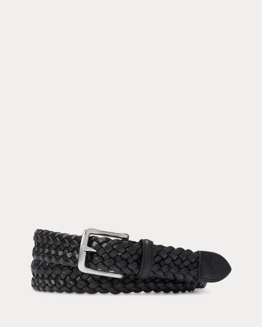Men's Braided Vachetta Leather Belt