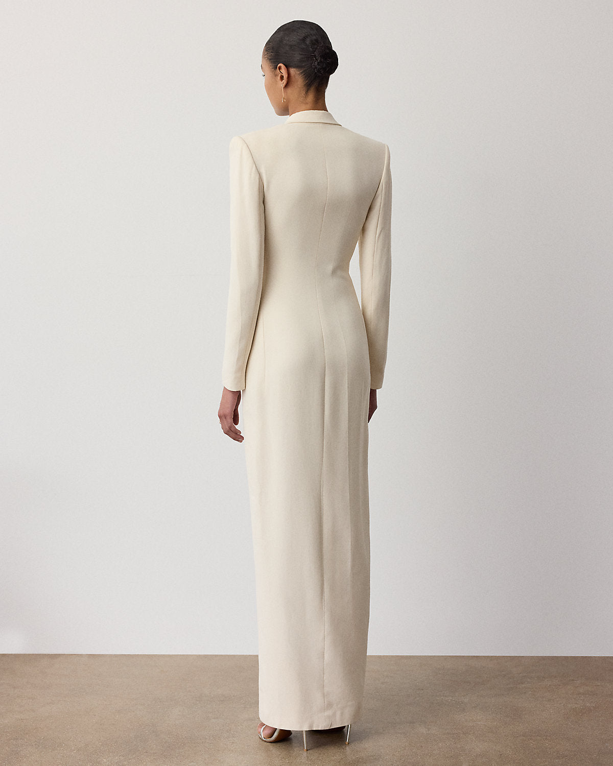 Kristian Silk Tuxedo Dress