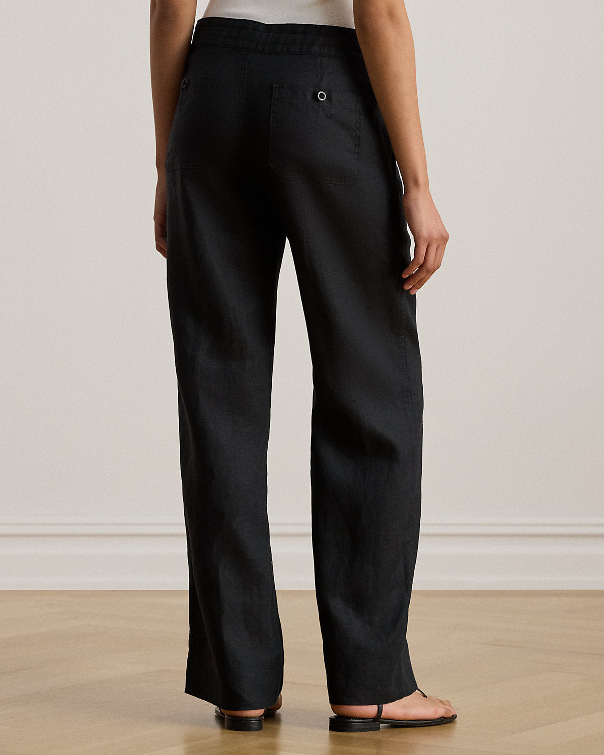 Linen Wide-Leg Pant