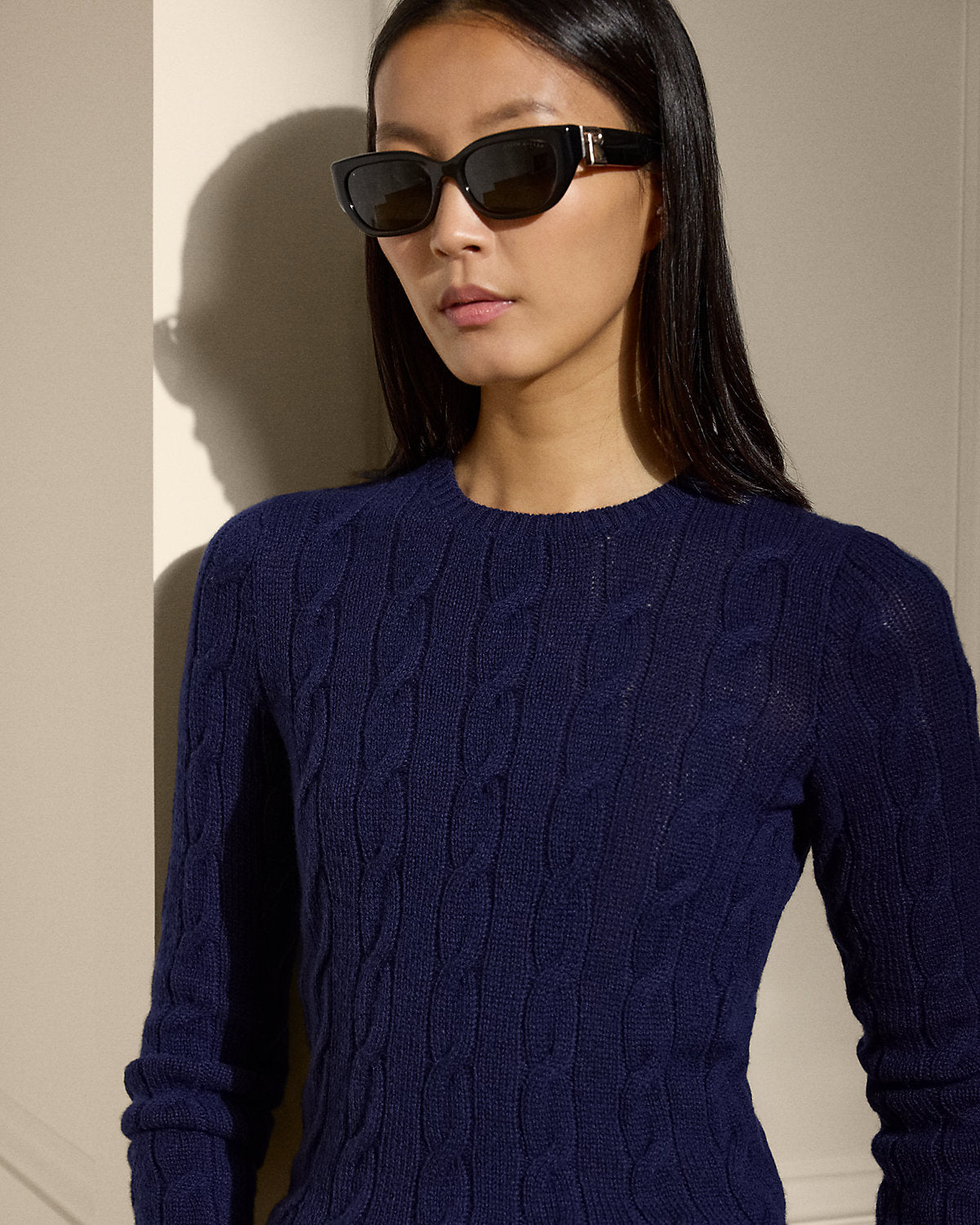 Women's Cable-Knit Cashmere Sweater