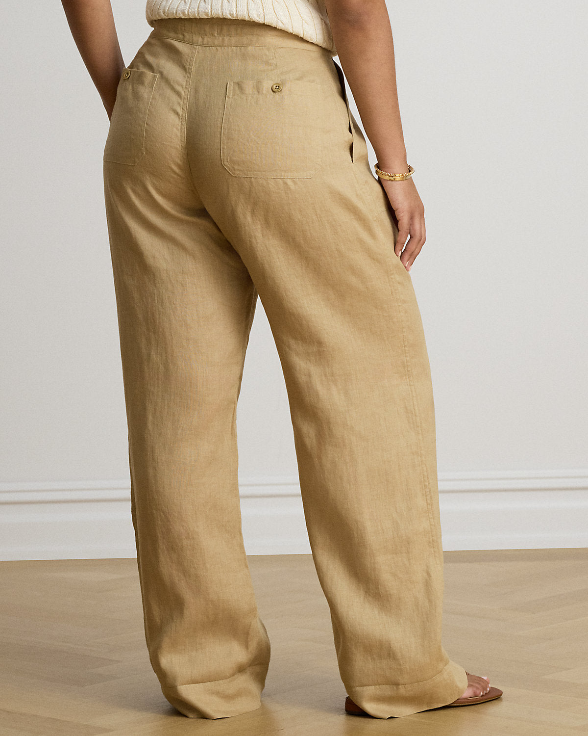 Linen Wide-Leg Pant