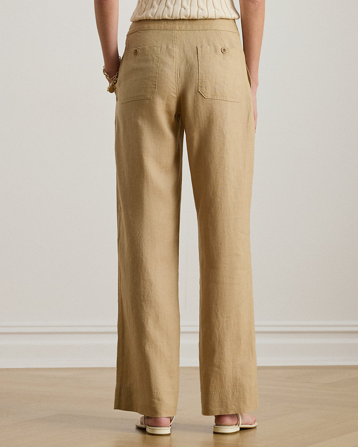 Linen Wide-Leg Pant
