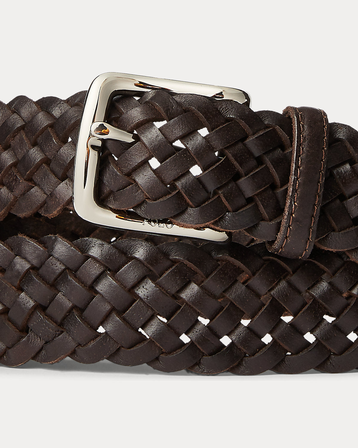 Men's Braided Vachetta Leather Belt