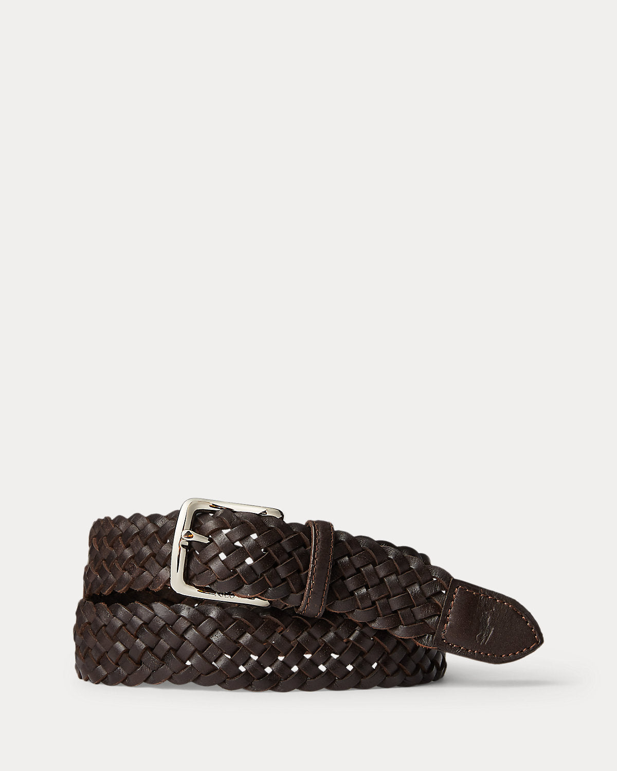 Men's Braided Vachetta Leather Belt