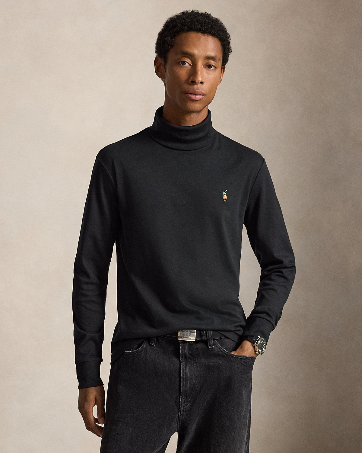 Soft Cotton Turtleneck