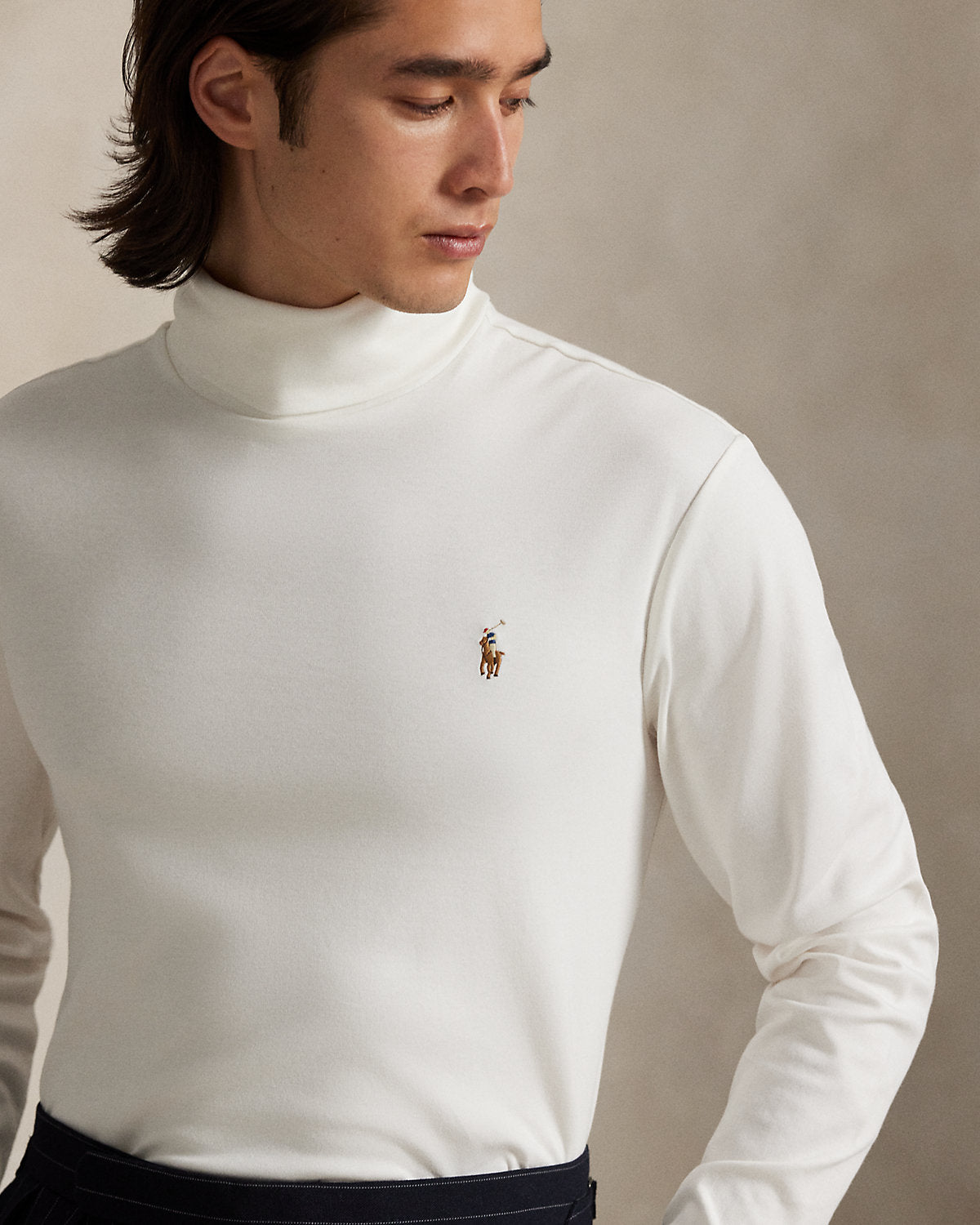 Soft Cotton Turtleneck