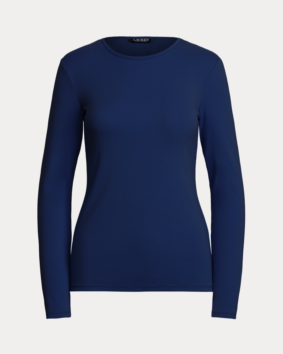 Stretch Cotton Long-Sleeve Tee