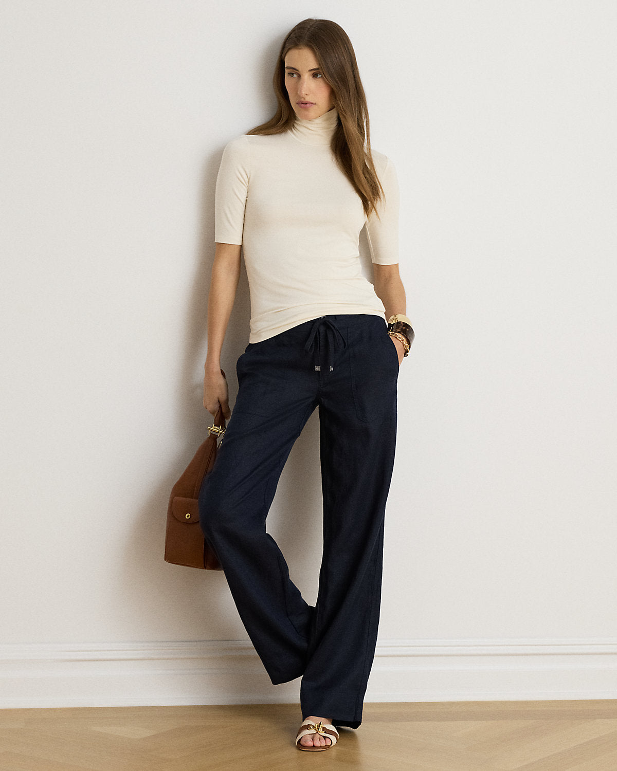 Stretch Jersey Turtleneck
