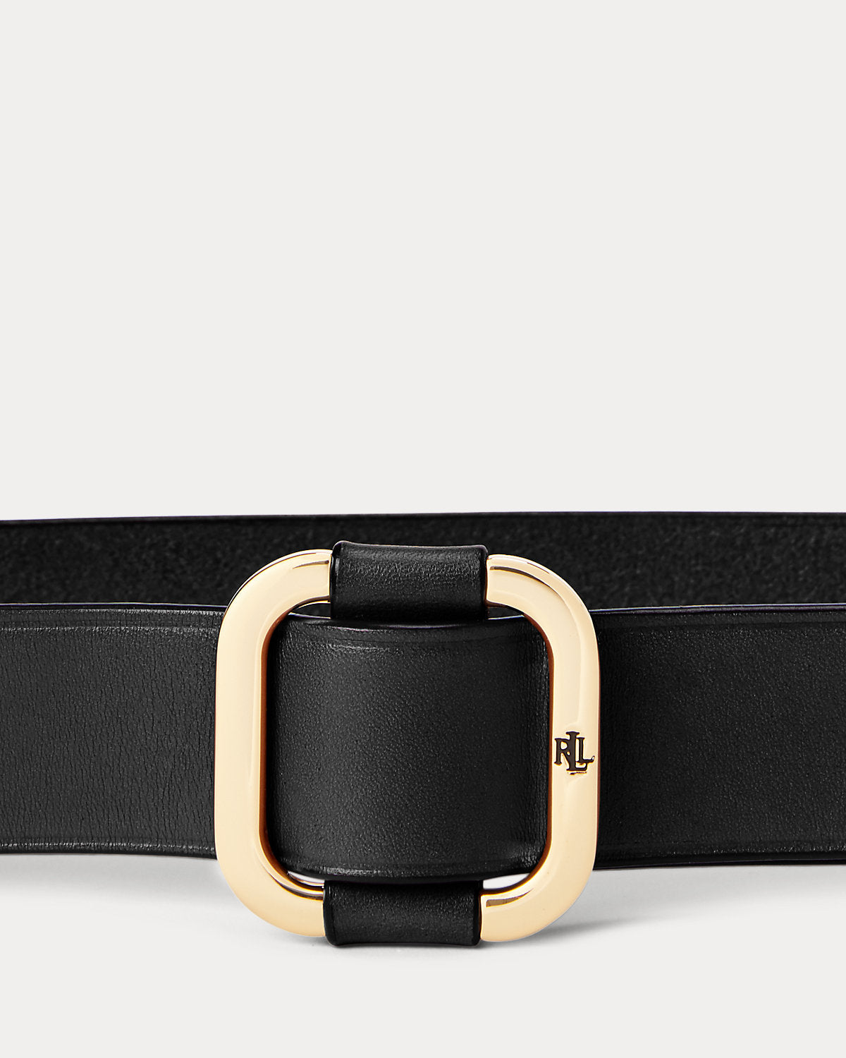 Slide-Buckle Leather Belt
