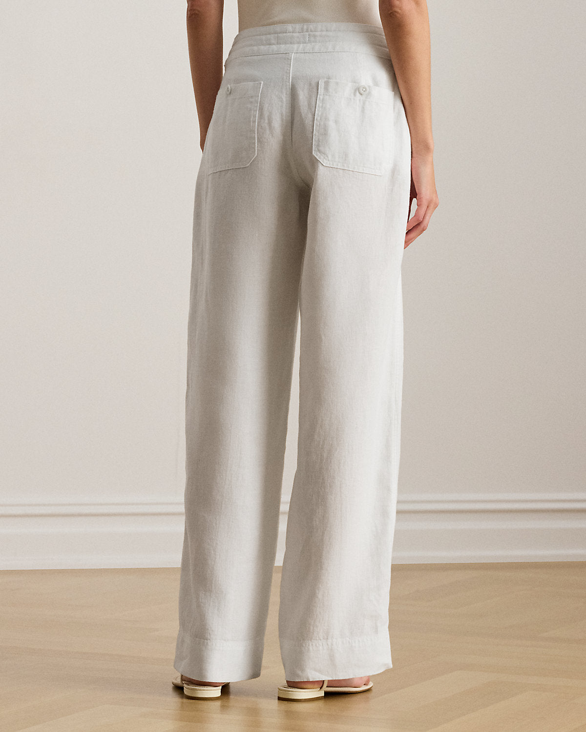 Linen Wide-Leg Pant