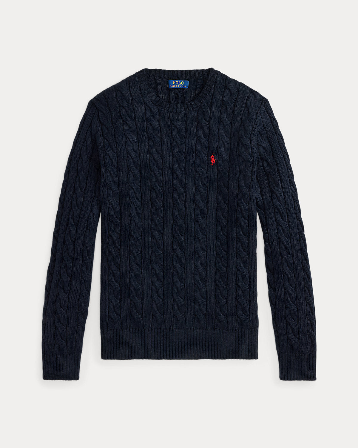 Cable-Knit Cotton Sweater