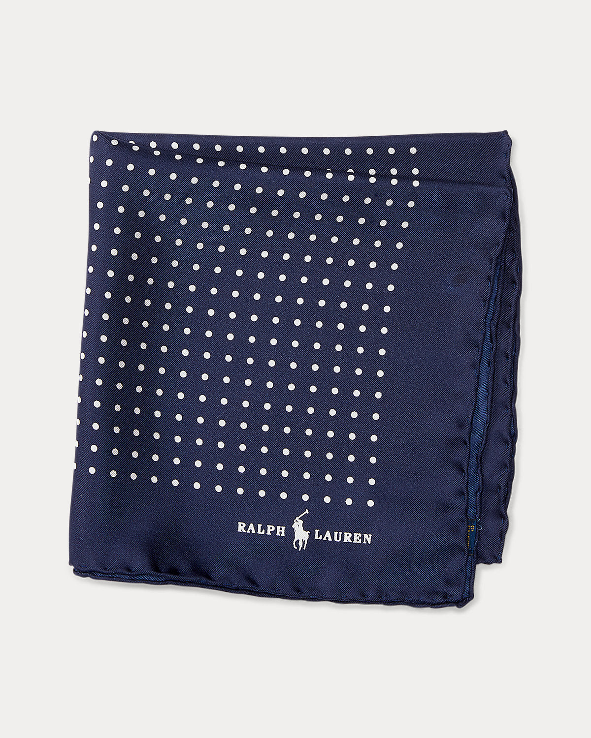 Polka-Dot Silk Pocket Square