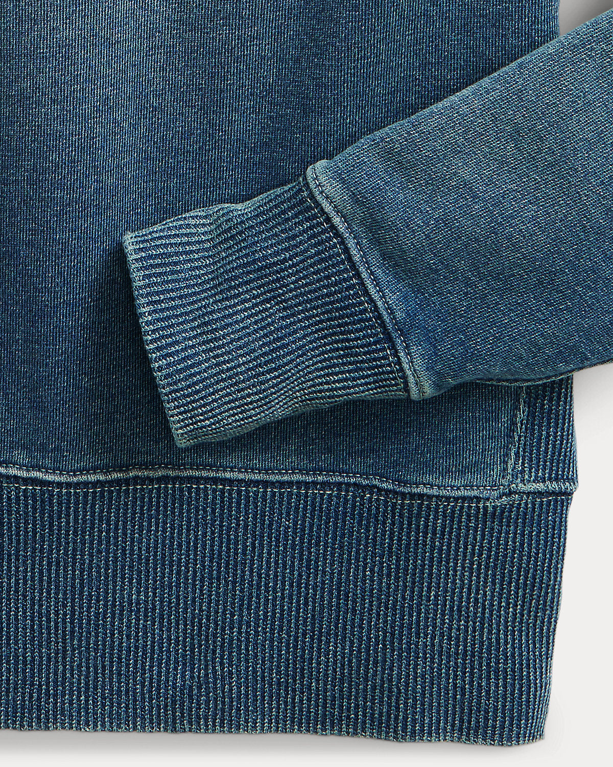 Indigo French Terry Sweatshirt