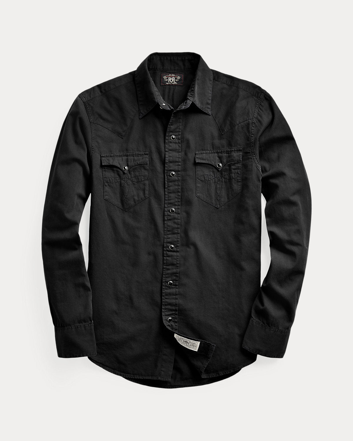 Slim Fit Twill Western Shirt