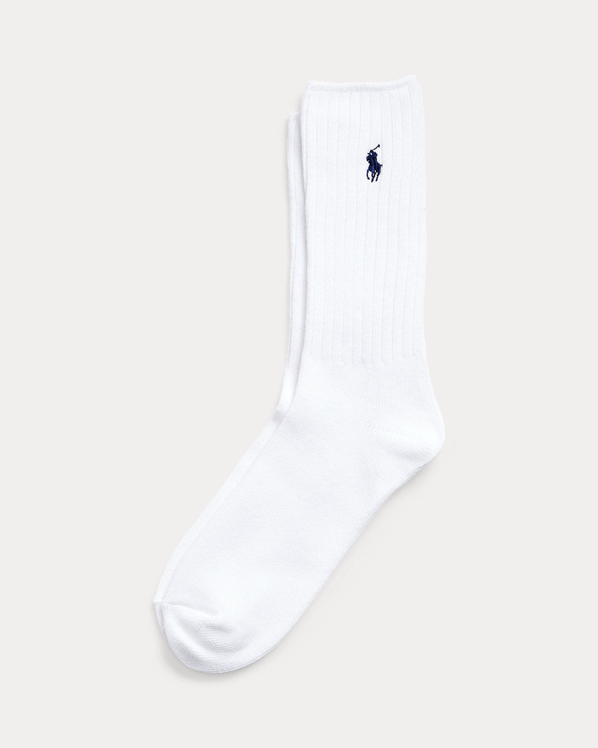 Signature Pony Cotton-Blend Crew Socks
