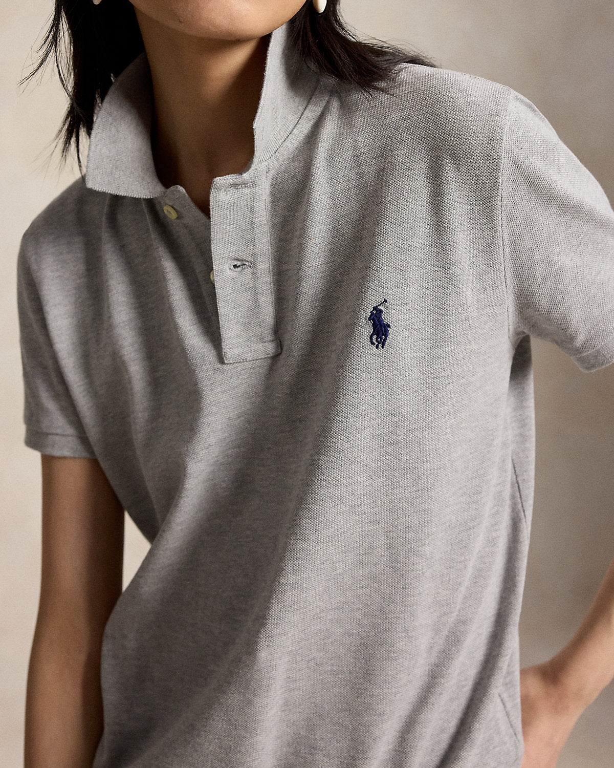 The Iconic Classic Fit Mesh Polo Shirt