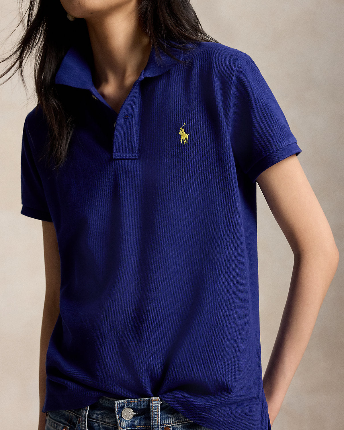 The Iconic Classic Fit Mesh Polo Shirt