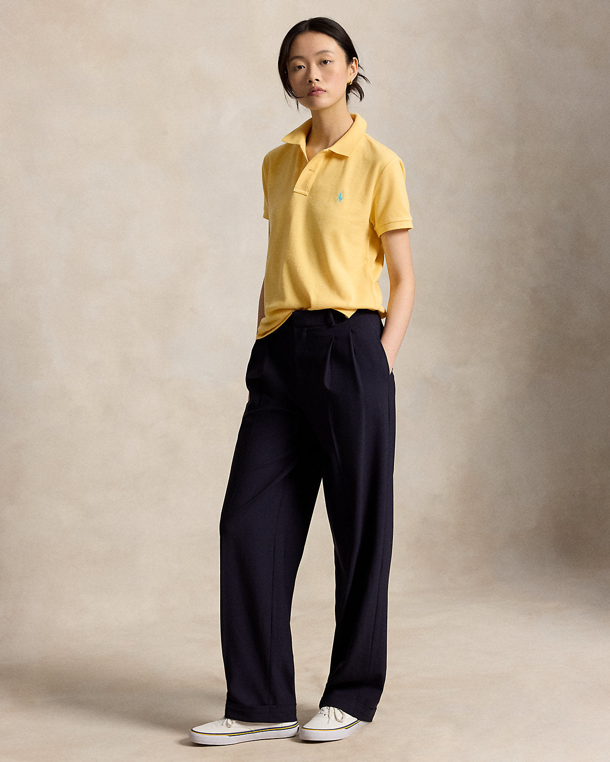 The Iconic Classic Fit Mesh Polo Shirt