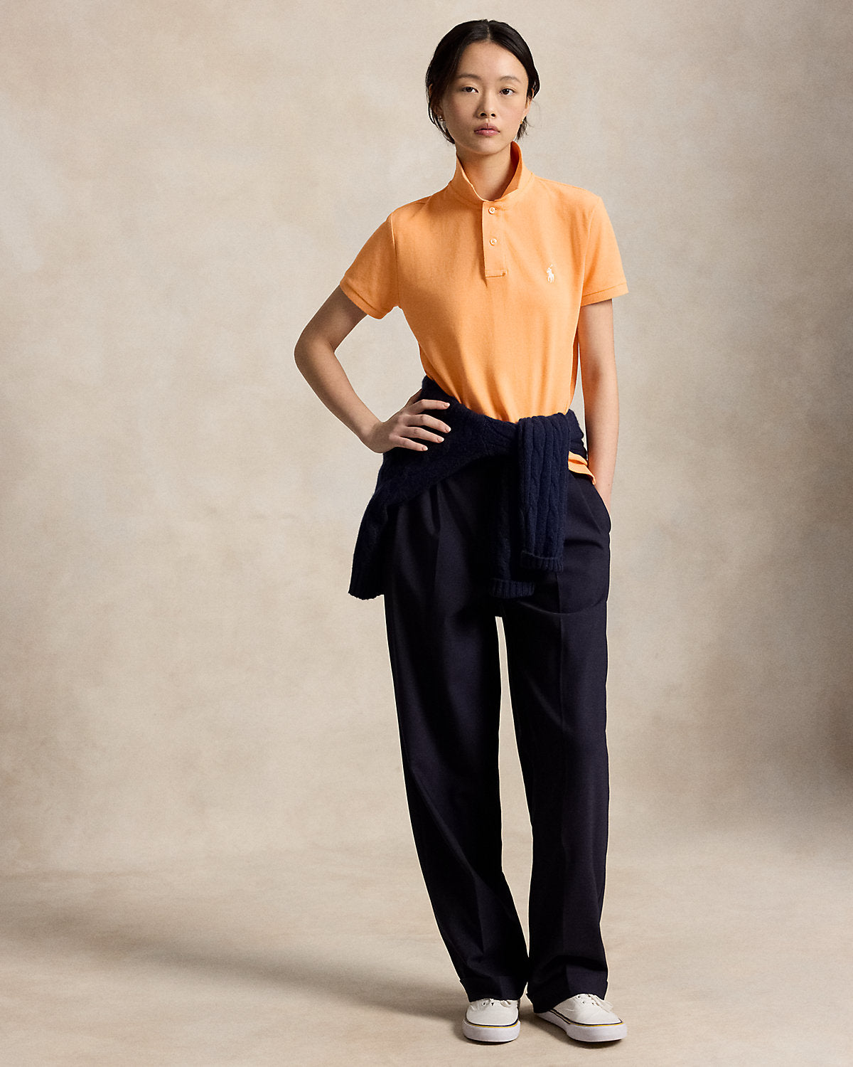 The Iconic Classic Fit Mesh Polo Shirt
