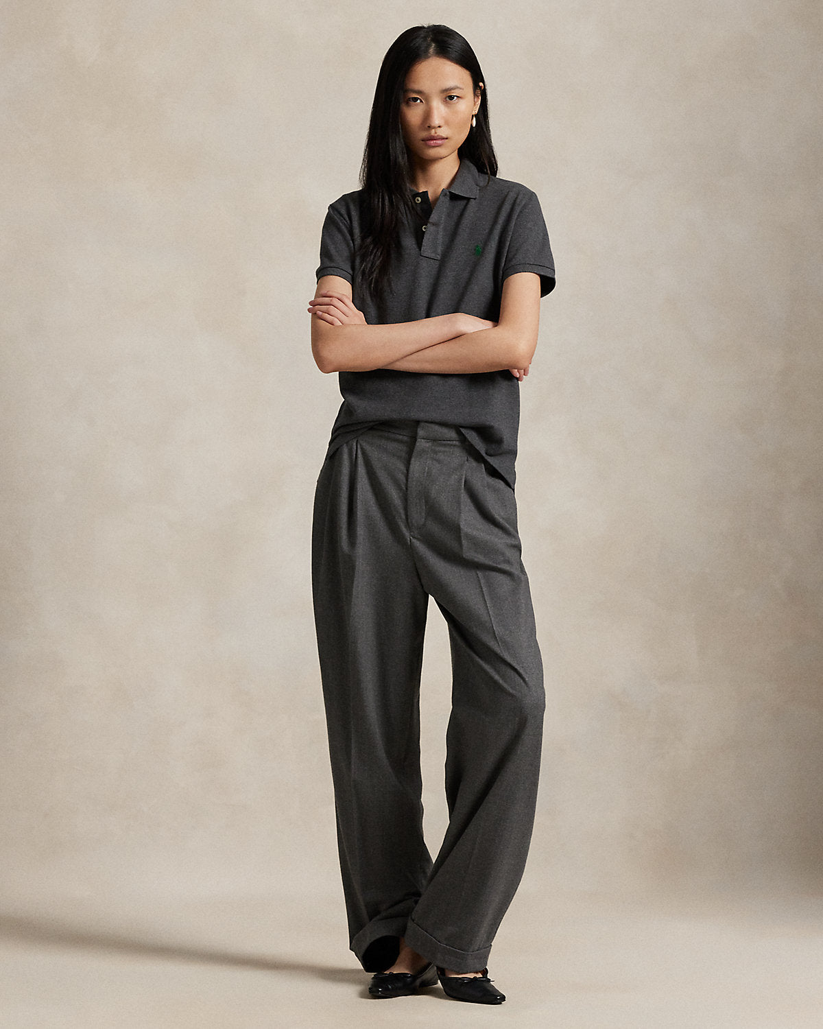 The Iconic Classic Fit Mesh Polo Shirt