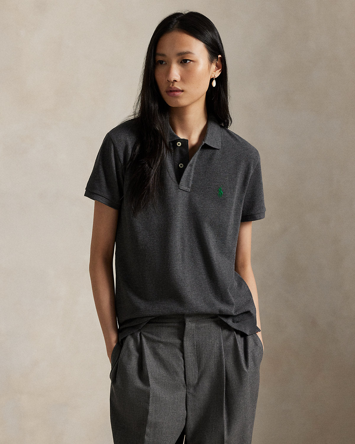 The Iconic Classic Fit Mesh Polo Shirt