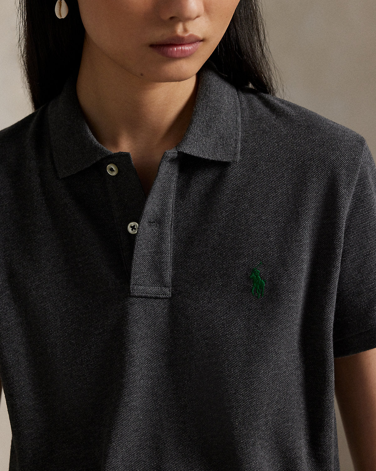 The Iconic Classic Fit Mesh Polo Shirt