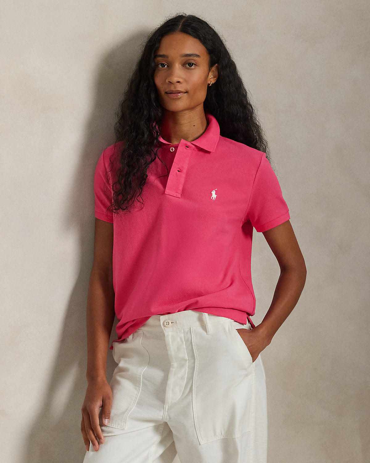The Iconic Classic Fit Mesh Polo Shirt