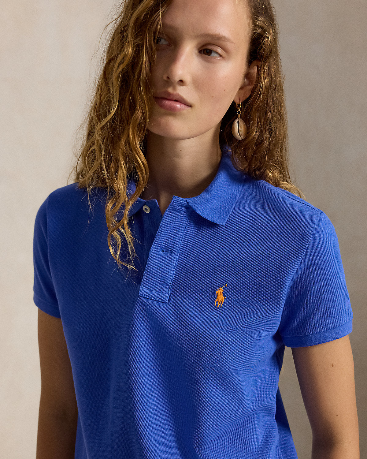 The Iconic Classic Fit Mesh Polo Shirt