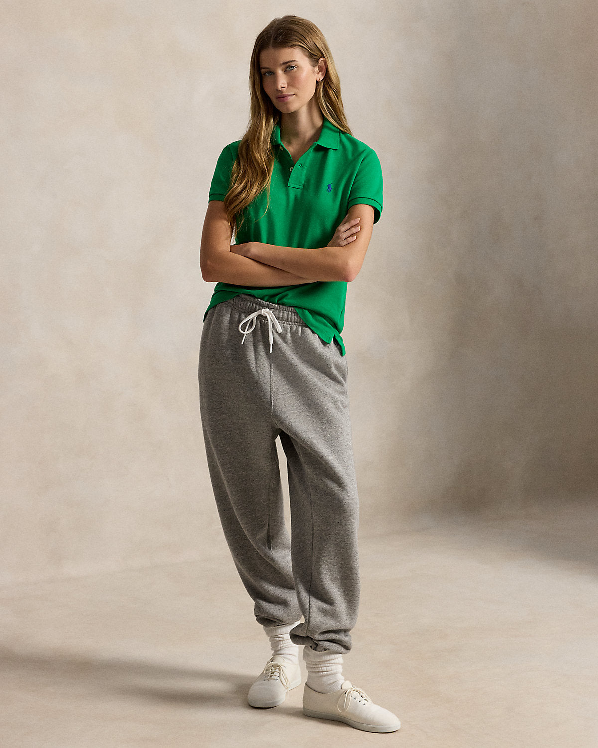 The Iconic Classic Fit Mesh Polo Shirt